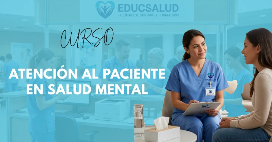 Portada del curso Atención al Paciente en Salud Mental