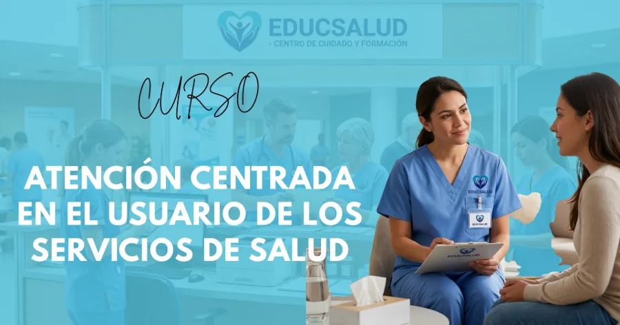 Portada del curso Atención Centrada en el Usuario de los Servicios de Salud