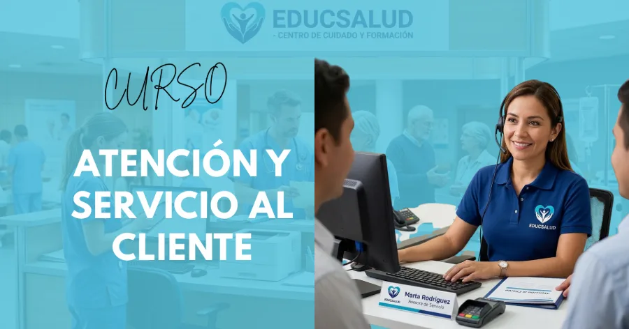 Portada del curso Atención y Servicio al Cliente
