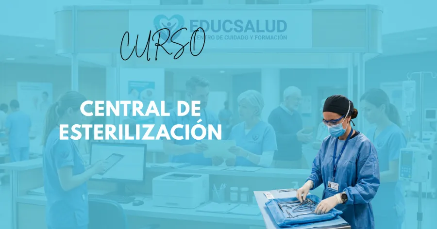 Portada del curso Central de Esterilización