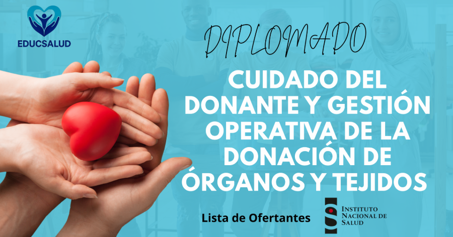 Portada del curso Cuidado del Donante y Gestión de la Donación de Órganos y Tejidos
