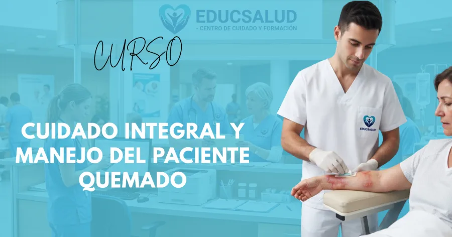 Portada del curso Cuidado Integral y Manejo del Paciente Quemado