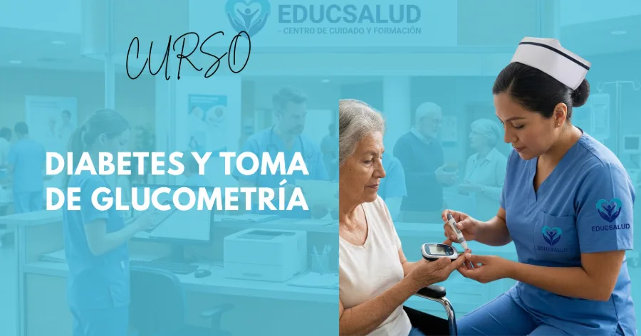 Portada del curso Diabetes y Toma de Glucometría