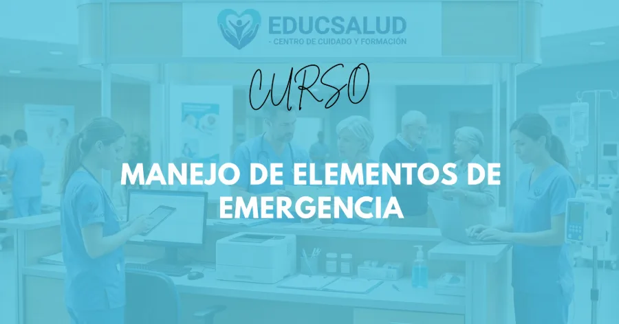 Portada del curso Manejo de Elementos de Emergencia 