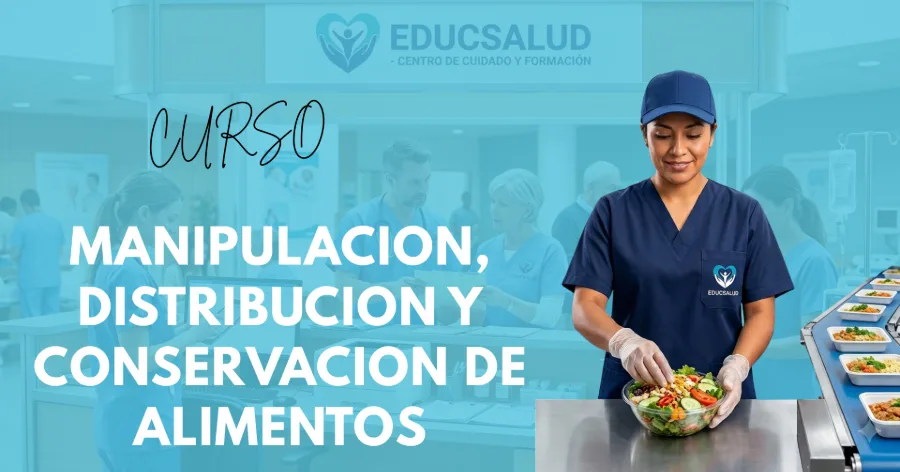 Portada del curso Manipulación, Distribución y Conservación de Alimentos