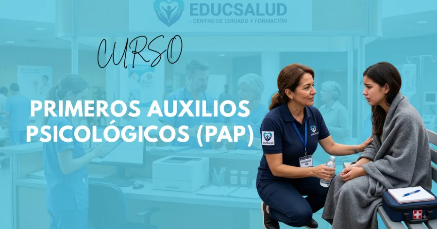 Portada del curso Primeros Auxilios Psicológicos (PAP)
