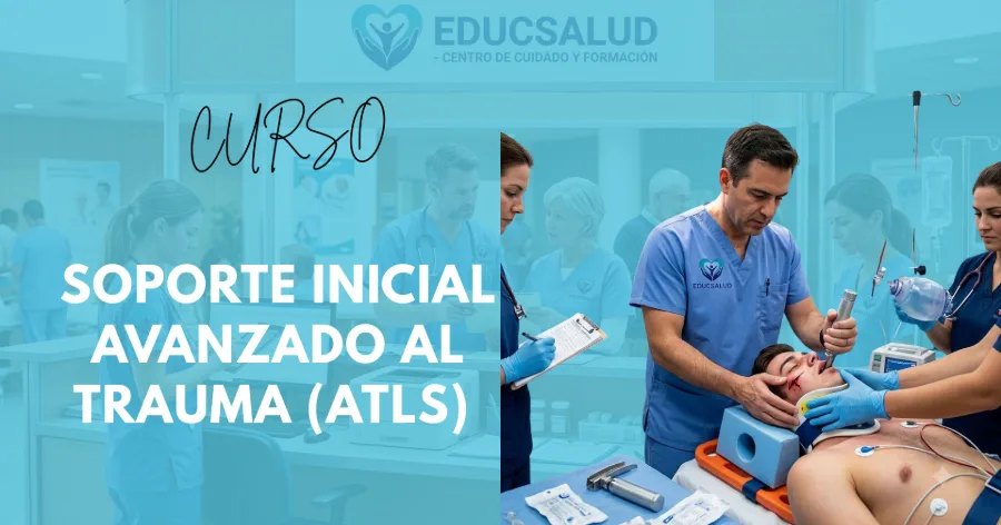 Portada del curso Soporte Inicial Avanzado al Trauma (ATLS) 