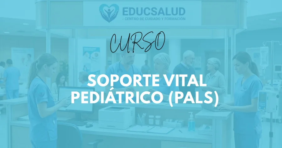 Portada del curso Soporte Vital Pediátrico (PALS) 