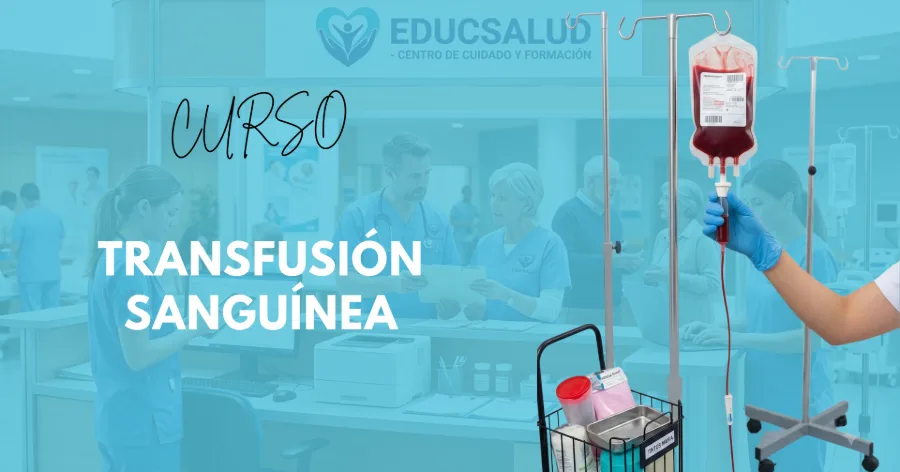 Portada del curso Transfusión Sanguínea