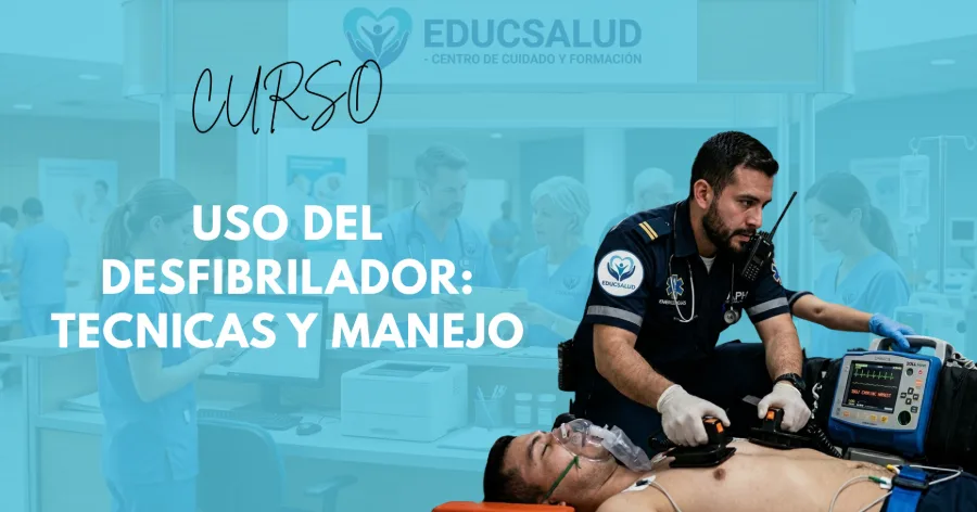 Portada del curso Uso del Desfibrilador: Técnicas y Manejo